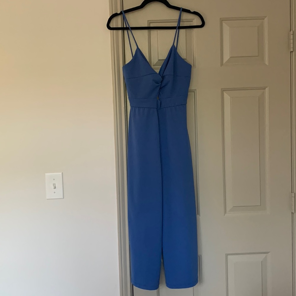 KARLIE Blue jumpsuit. New With Tags